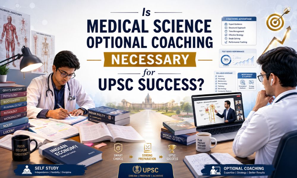 is medical science optional coaching necessary for upsc success