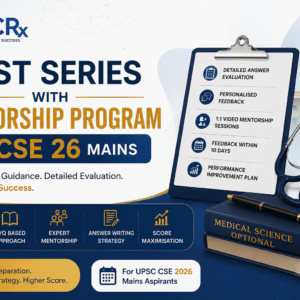 generate a featured image for the course - Test Series with Mentorship Program for CSE 26 Mains