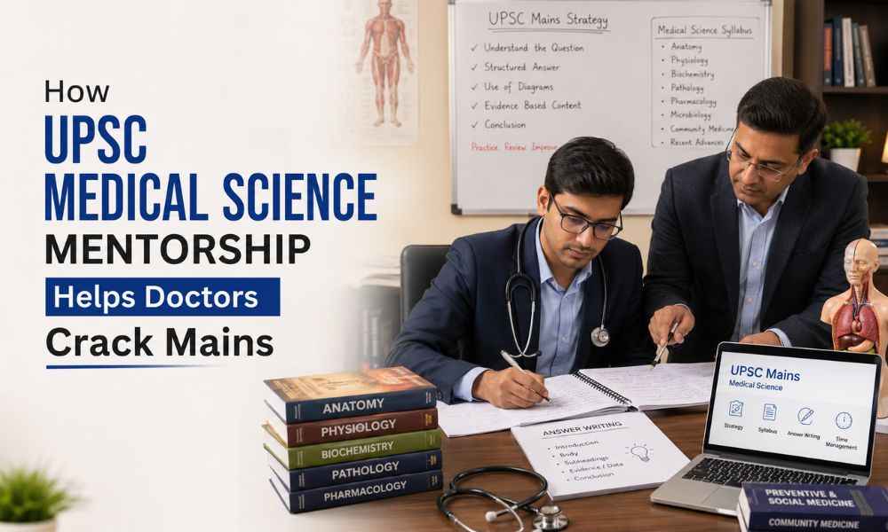 how upsc medical science mentorship helps doctors crack mains